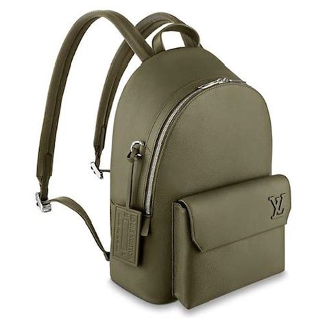 louis vuitton green backpack.